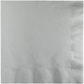 Touch Of Color Shimmering Silver Napkins 3 ply, 6.5", 500PK 583281B